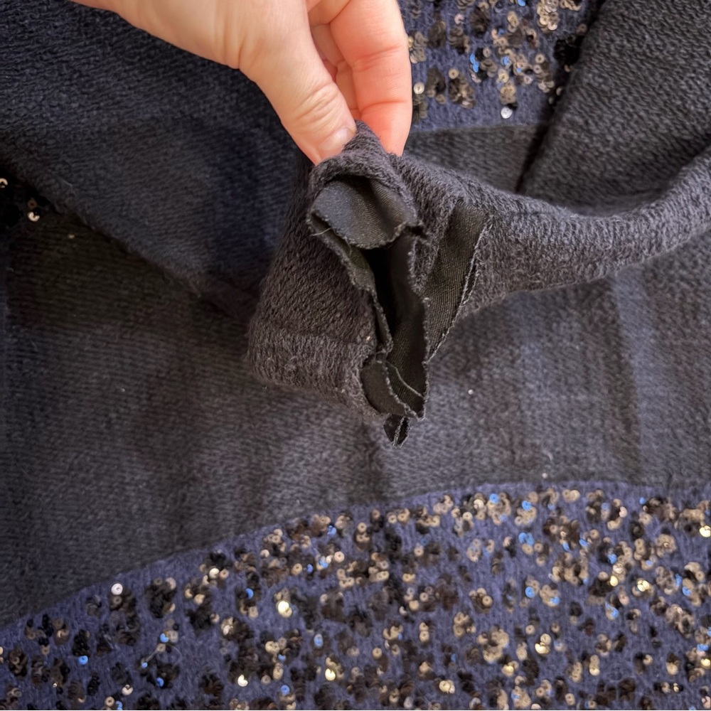 Free People Black and Blue Sweater - Picture 10 of 14